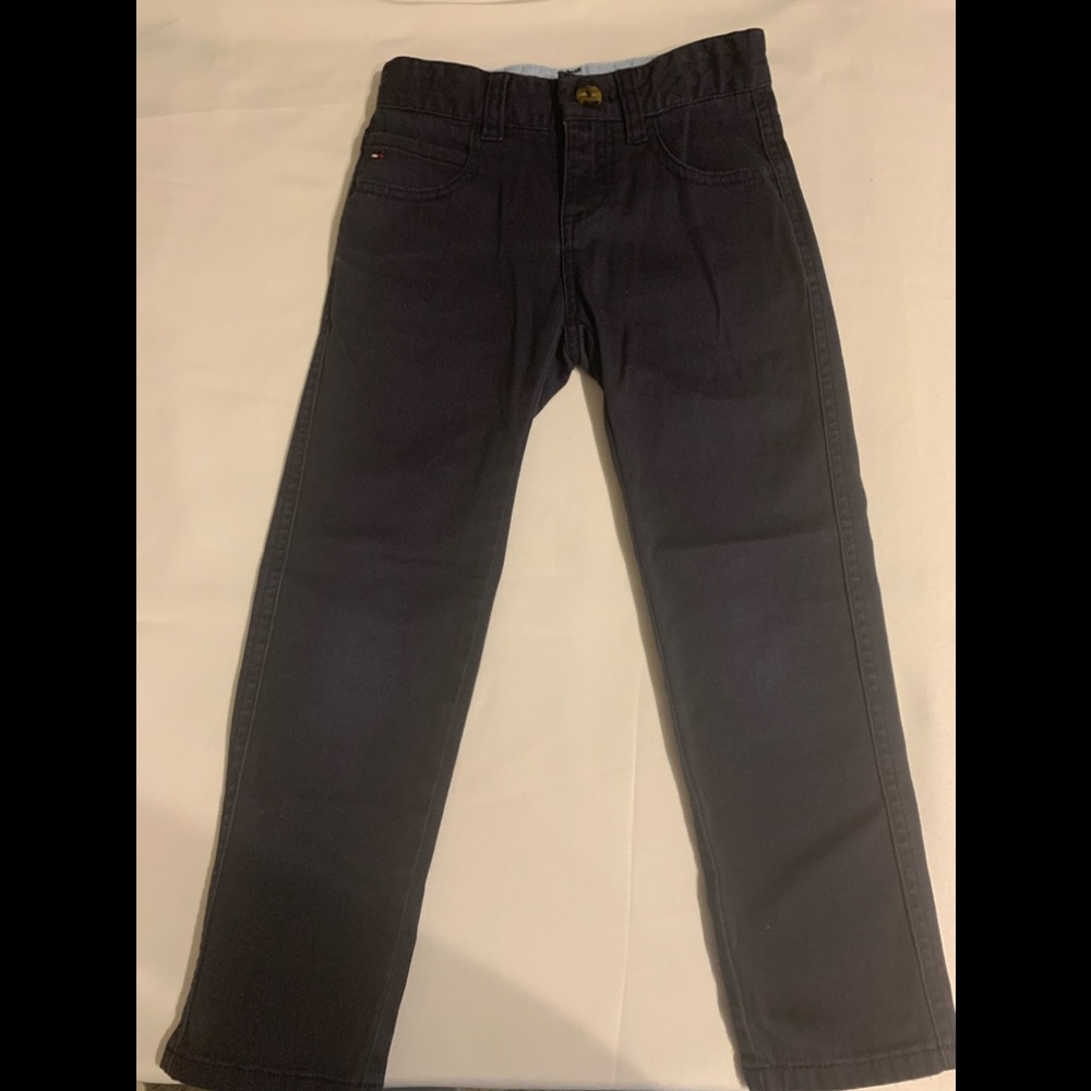 Boys Tommy Hilfiger navy dress pants